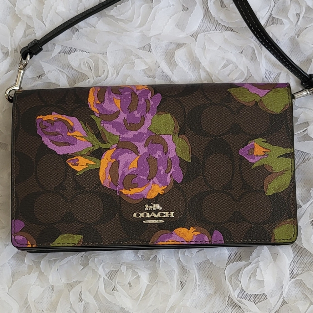Coach Anna Foldover Rose